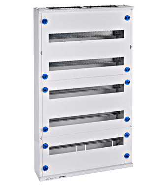 Dulap metalic aparent, 5x24UH, fără ușă, Schrack