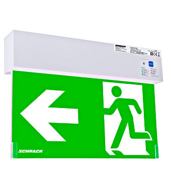 Corp iluminat de sigurață (tip EXIT) K2 LED 3W 230VAC 8h IP44 cu autotest