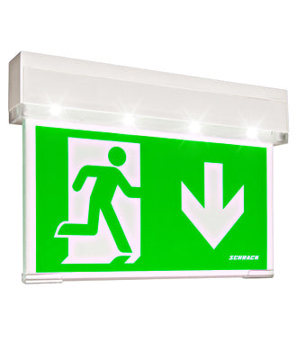 Corp iluminat de siguranta KS 4x0,5W, LED 230V, montaj universal