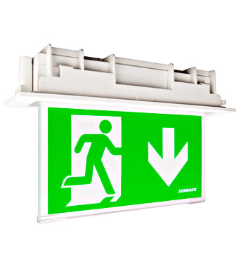 Corp iluminat de siguranta KS 4x0,5W, LED 230V, montaj universal