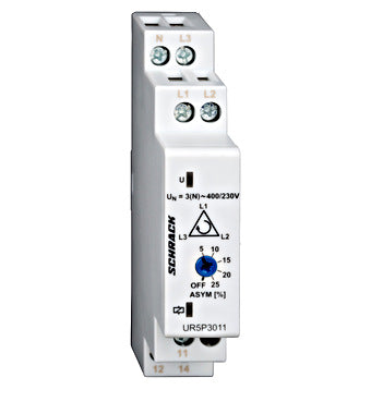 Releu suprav. sistem trifazat,1CC,5A/250V, Ualim=400/230V-3(N)