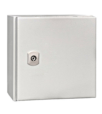 Cutie metalica + contrapanou, 250x250x155, cu ușă. IP65, Schrack