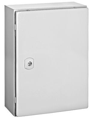 Cutie metalica + contrapanou, 350x250x155, cu ușă IP65, Schrack