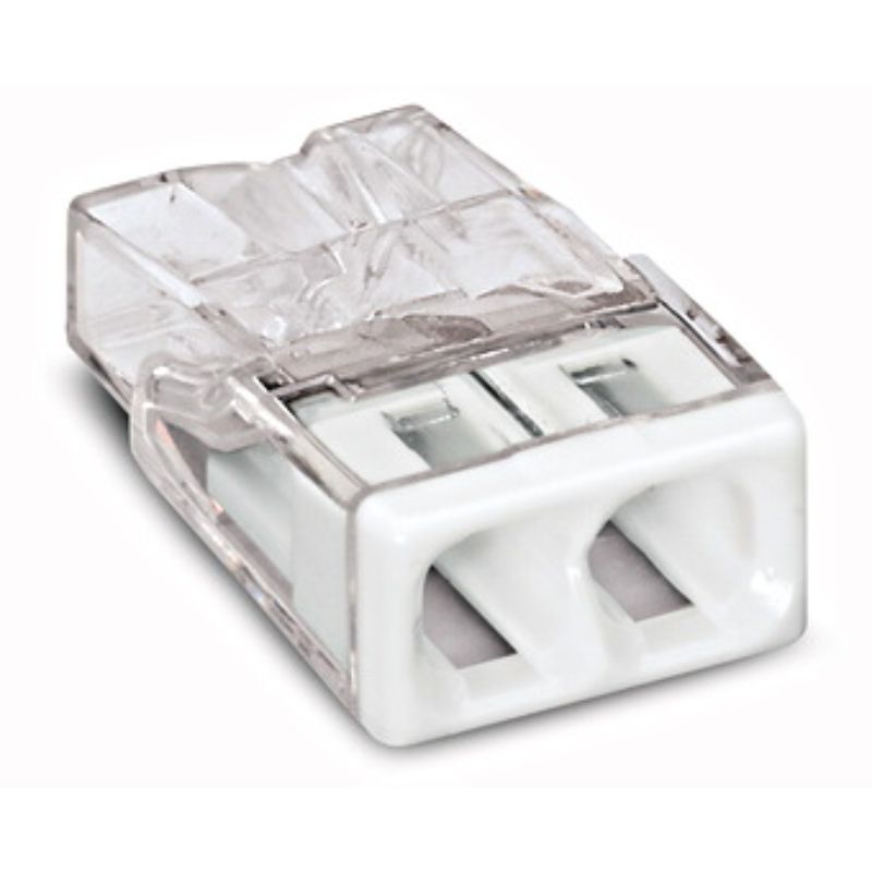 Conector WAGO 2273-202, 2 poli, PUSH-WIRE