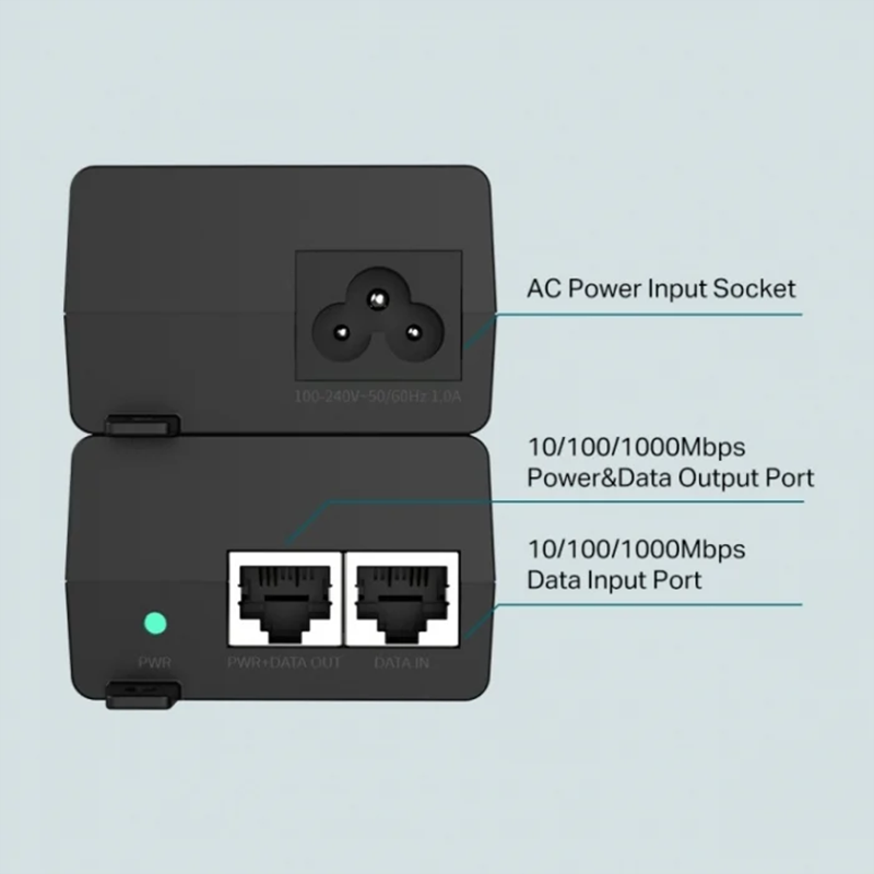 Injector PoE+ Gigabit 30W, TP-LINK TL-PoE160S