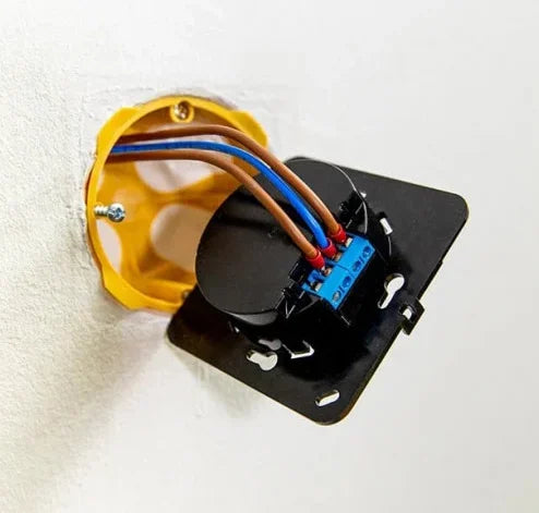 Intrerupator Smart cu touchscreen Shelly Wall Display, Wi-FI, Negru Bluethooth