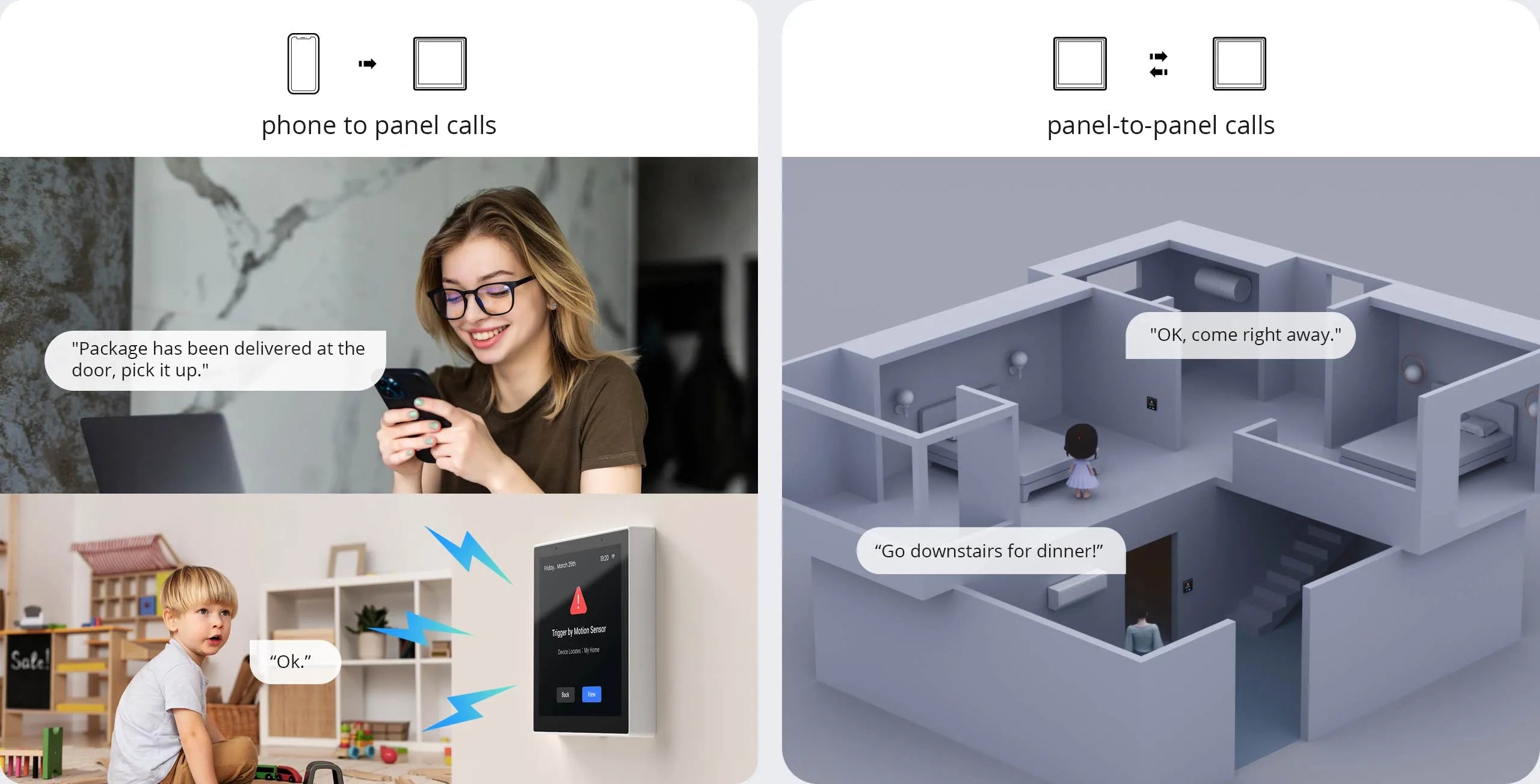 Întrerupător Smart cu touch si functie termostat Sonoff NS Panel - PRO