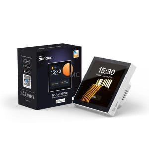Panou SONOFF NSPanel Pro (cu hub Bluetooth Zigbee și eWeLink-Remote, termostat) negru, HRT-136998