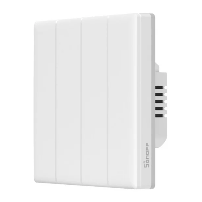 Intrerupator Smart Sonoff T5-4C-86 WiFi cu Full Touch (4 canale), Lumina LED 5A/1200W