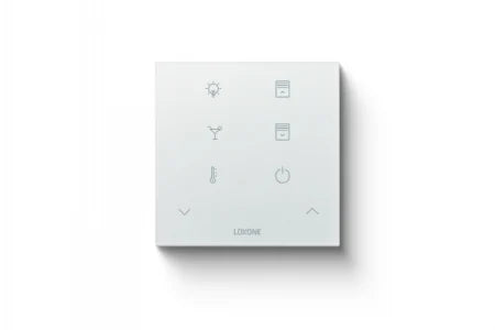 Intrerupator smart Loxone Touch Pure Flex Standard Air White