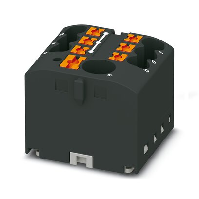 Bloc distributie negru Phoenix Contact PTFIX 6/6x2.5 BK