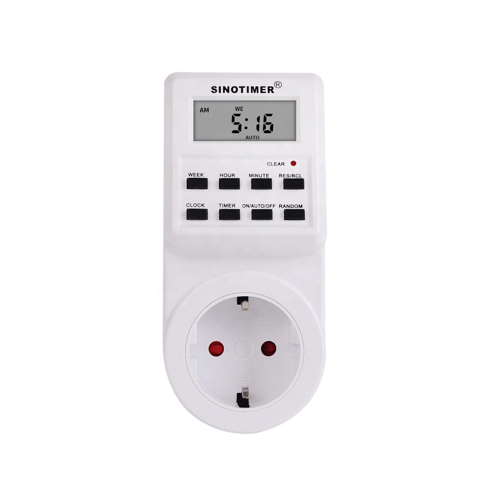 Priza digitala programabila, Sinotimer, 230V , 16A, 3680W, interval 1 minut/7zile, TM516
