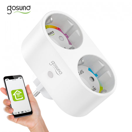 Priza inteligenta Gosund SP211, Wi-Fi, 16A, monitorizare consum, protectie copii, timer, smartLife, Tuya