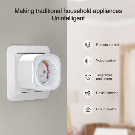 Priza inteligenta WiFi Gosund EP8, 16A, Control aplicatie