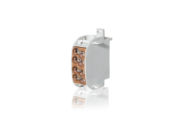 Bloc derivatie 25mm2 maro