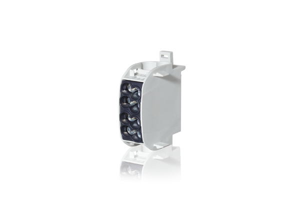 Bloc derivatie 25mm2 negru