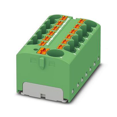 Bloc distributie verde Phoenix Contact PTFIX 10/12x4 GN