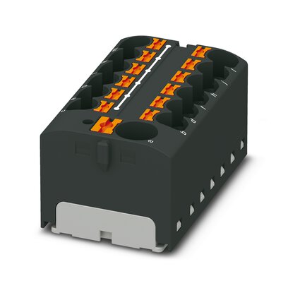 Bloc distributie negru Phoenix Contact PTFIX 10/12x4 BK