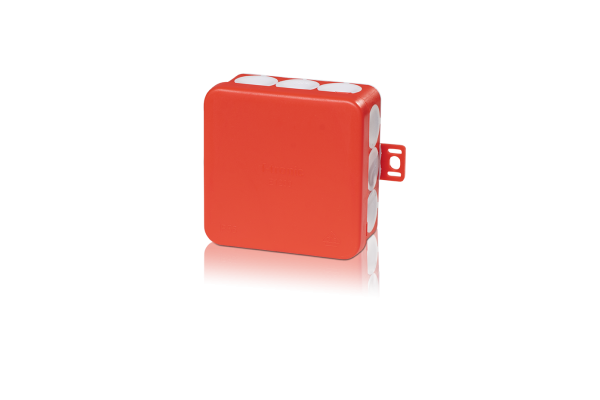 Doza ramificatie rosie cu membrana 80x80mm IP55