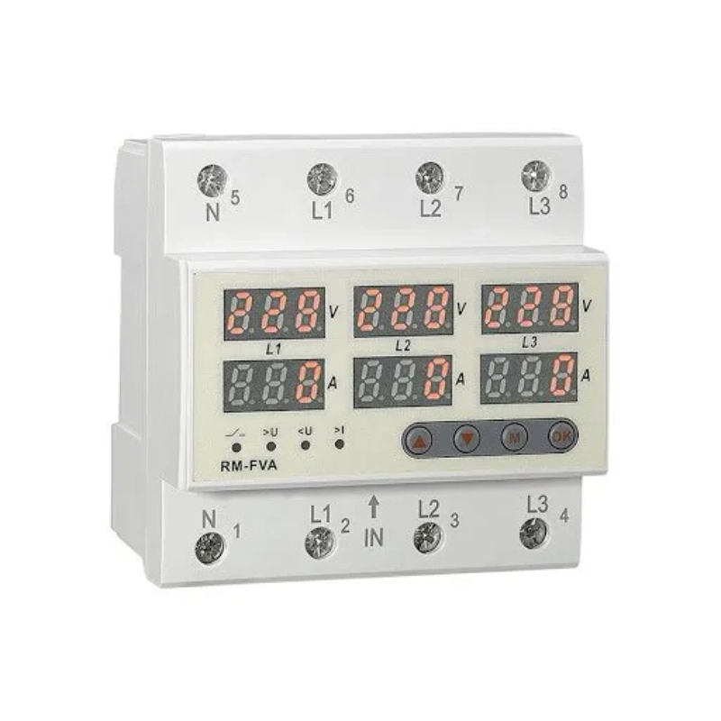 Releu protectie supratensiune si suprasarcina RM-FVA 63A/4M