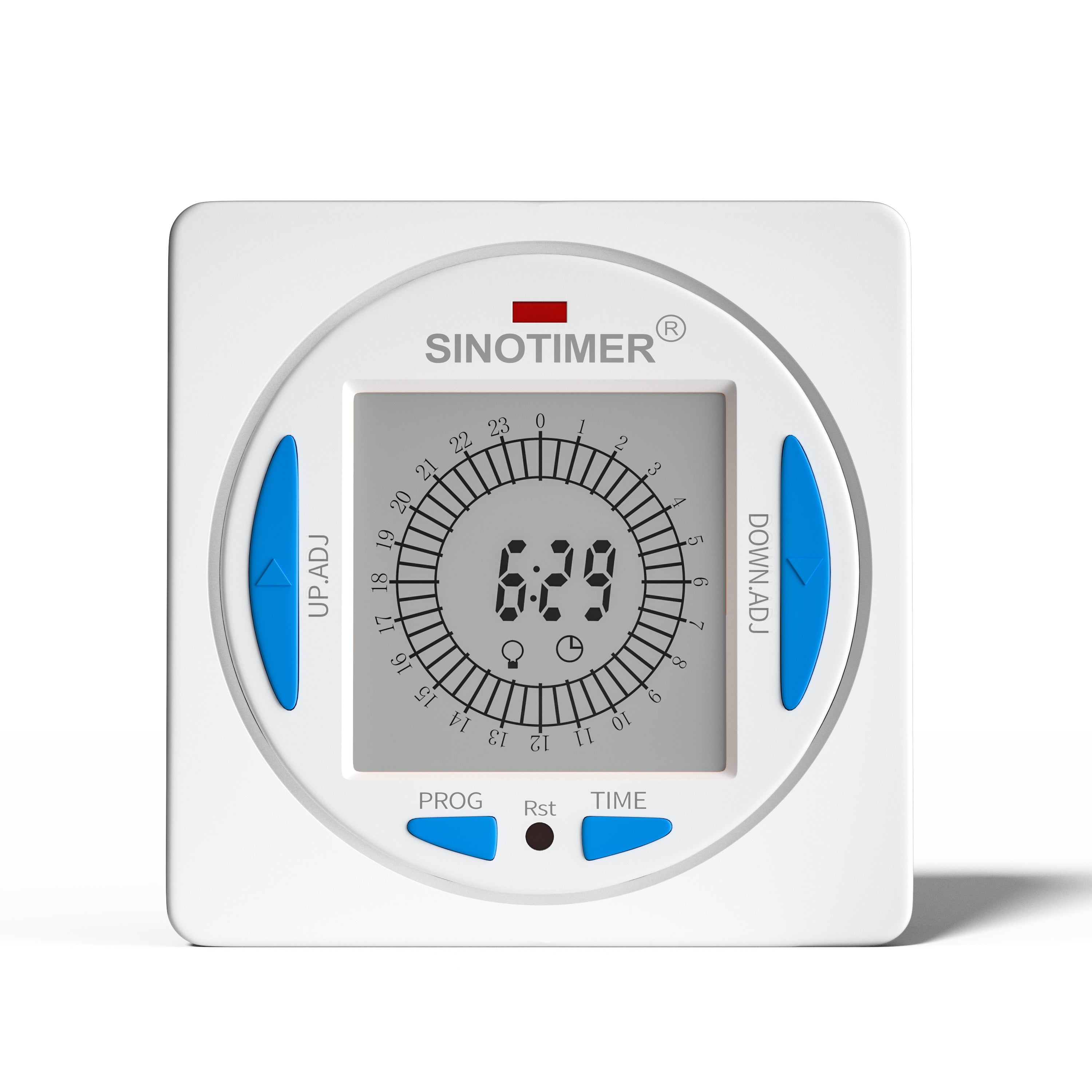 Releu digital cu temporizator 15 min Sinotimer, 50/60Hz, cu tensiune personalizata 5/12/24VDC, TM629AKL