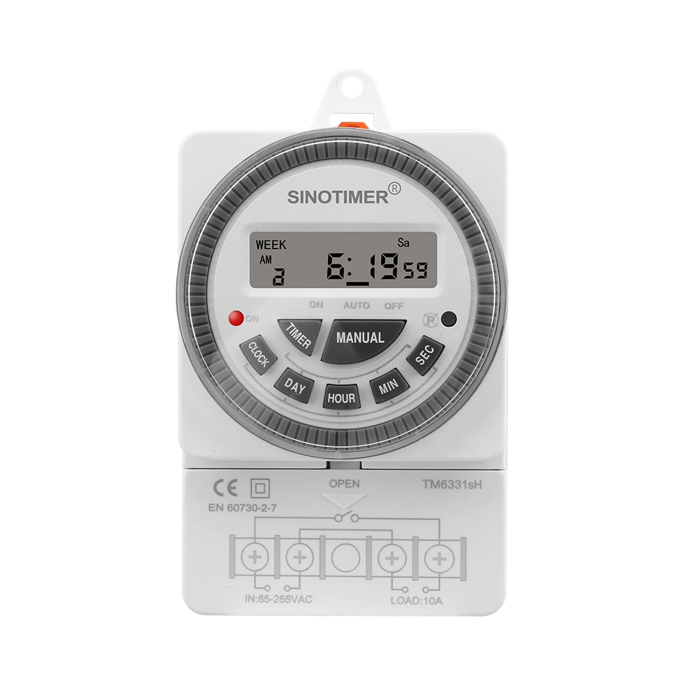 Releu digital cu temporizator, Sinotimer, 250Vac/10Amp, 50/60Hz, TM6331SH2-30D