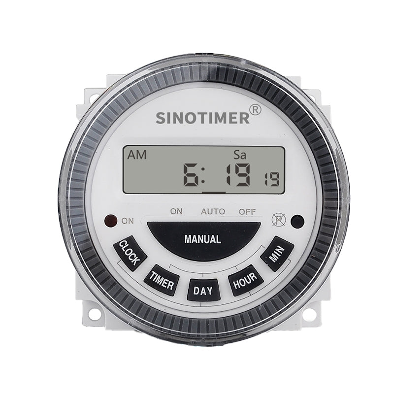Releu digital cu temporizator, Sinotimer, temporizator, intrerupator, programabila, 230V, 30A, TM619H2-30D