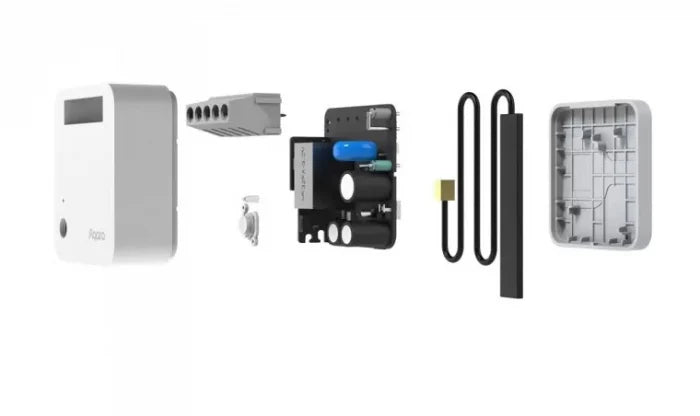 Releu inteligent Aqara Single Switch Module T1, 1 canal, FARA NUL, 10A, Zigbee