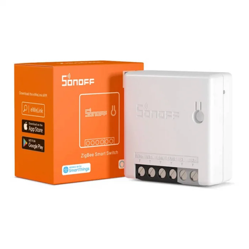 Releu Smart Wifi Sonoff ZBMINI ZigBee Mini, Programare, Control de la distanta, Protocol ZigBee 3.0