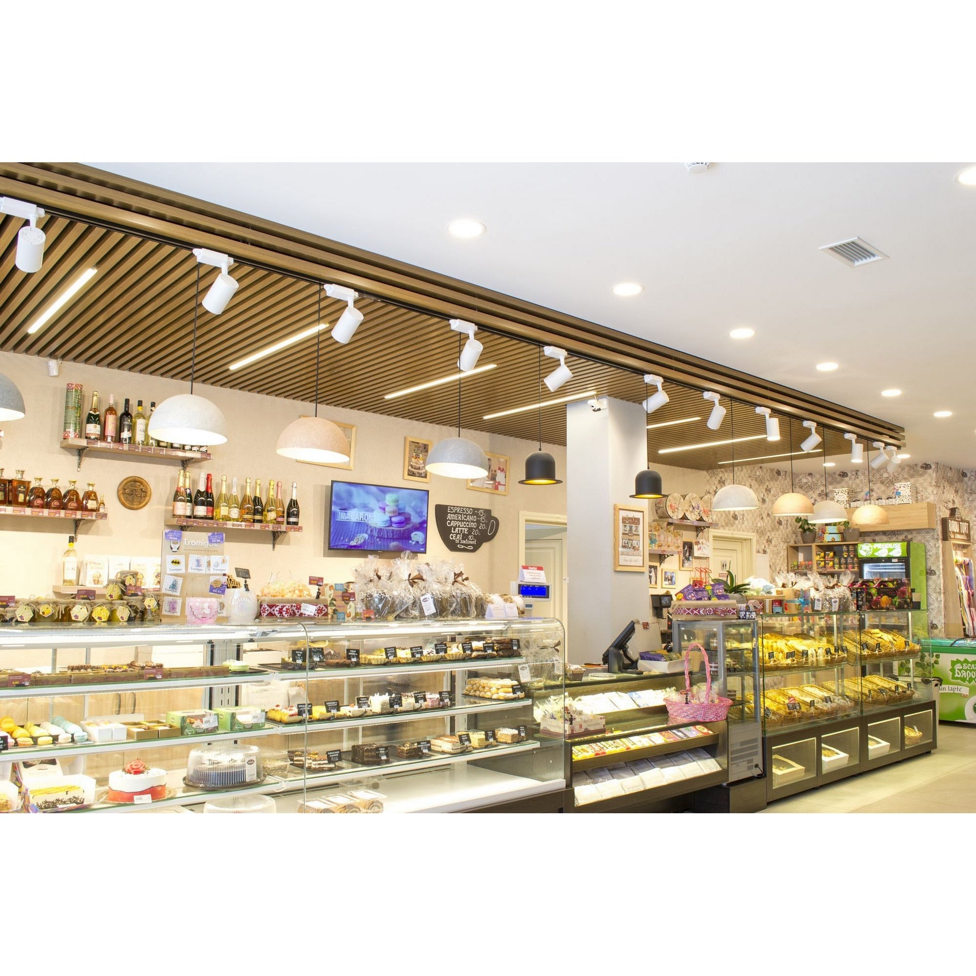 Proiector LED H71 WH, 20W, 3000K Lumina Calda, 2280lm, Directionabil Pe Sina Monofazata, Alb