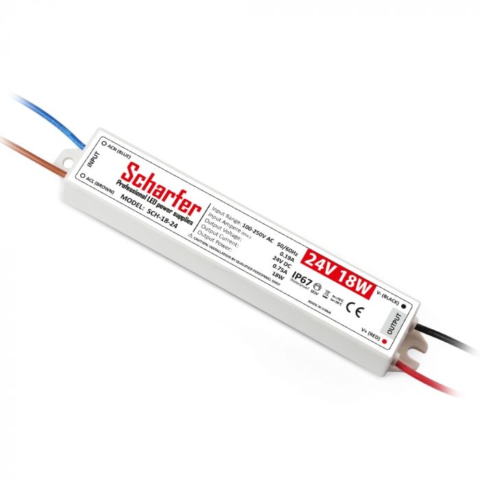 SURSA DE ALIMENTARE PROFESIONALA 24V 18W IP67 SCHARFER