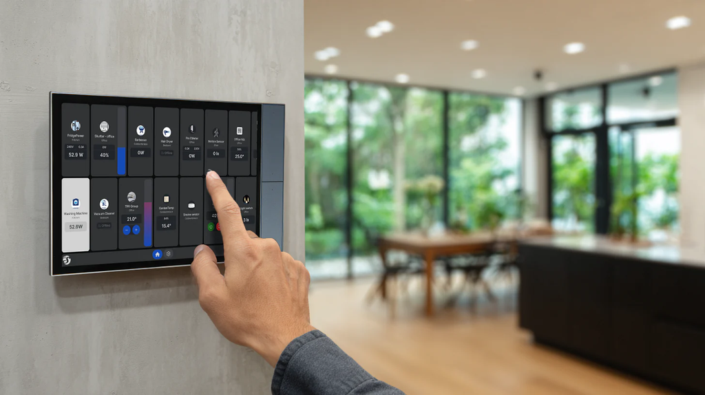 Shelly Wall Display XL Negru – Panou tactil smart 10.1