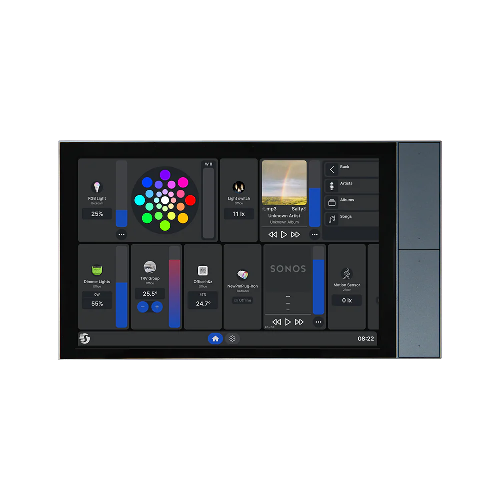 Shelly Wall Display XL Negru – Panou tactil smart 10.1