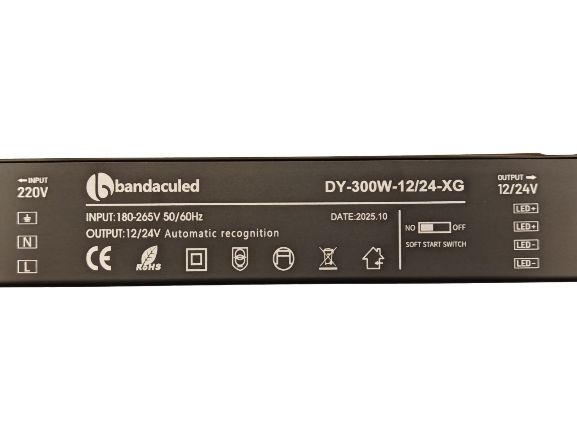 Sursa LED Slim 300W comutare automata 12V/24V