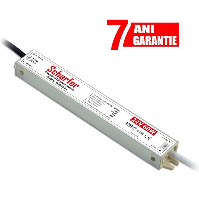 Sursa de alimentare profesionala 24V 60W IP67