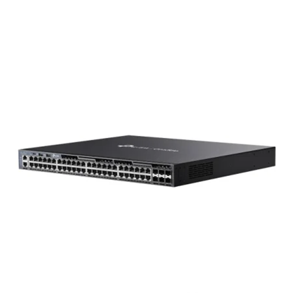 Switch cu 48 de porturi TP-Link Omada SG6654X, 6 porturi 10G