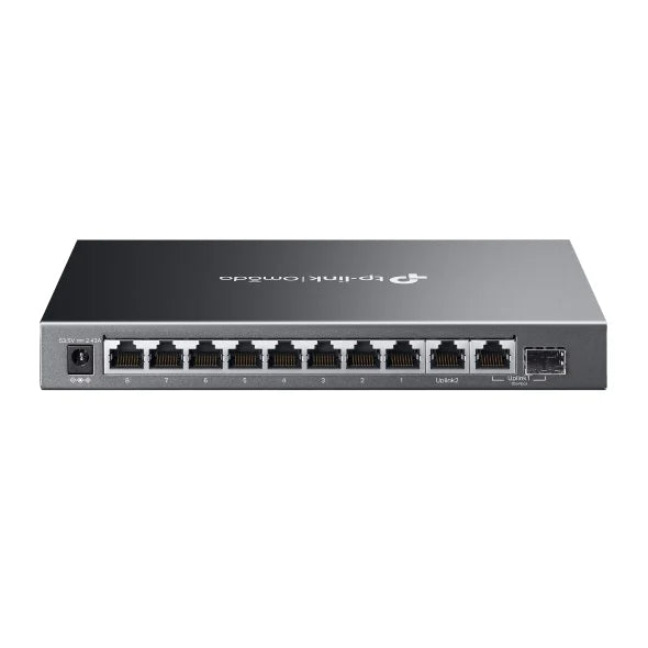 Switch fara management TP-Link Omada ES210GP, 10 porturi, 8 POE+