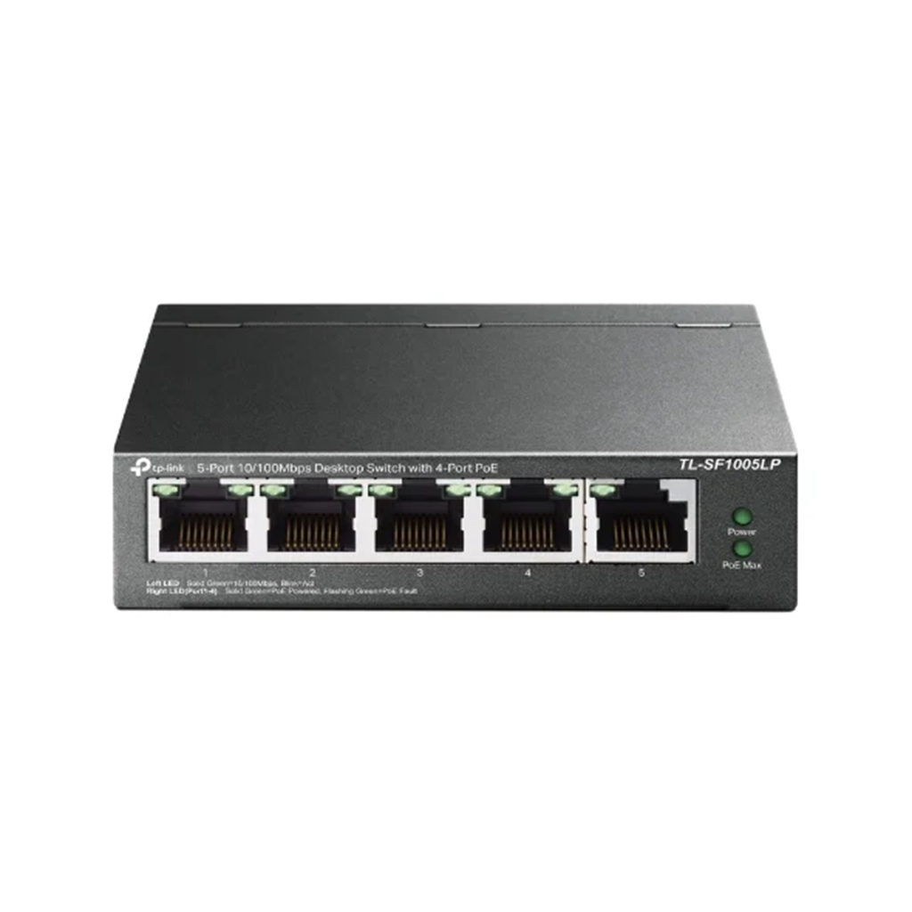 Switch cu 5 porturi, fara management TP-Link Omada TL-SF1005LP, POE