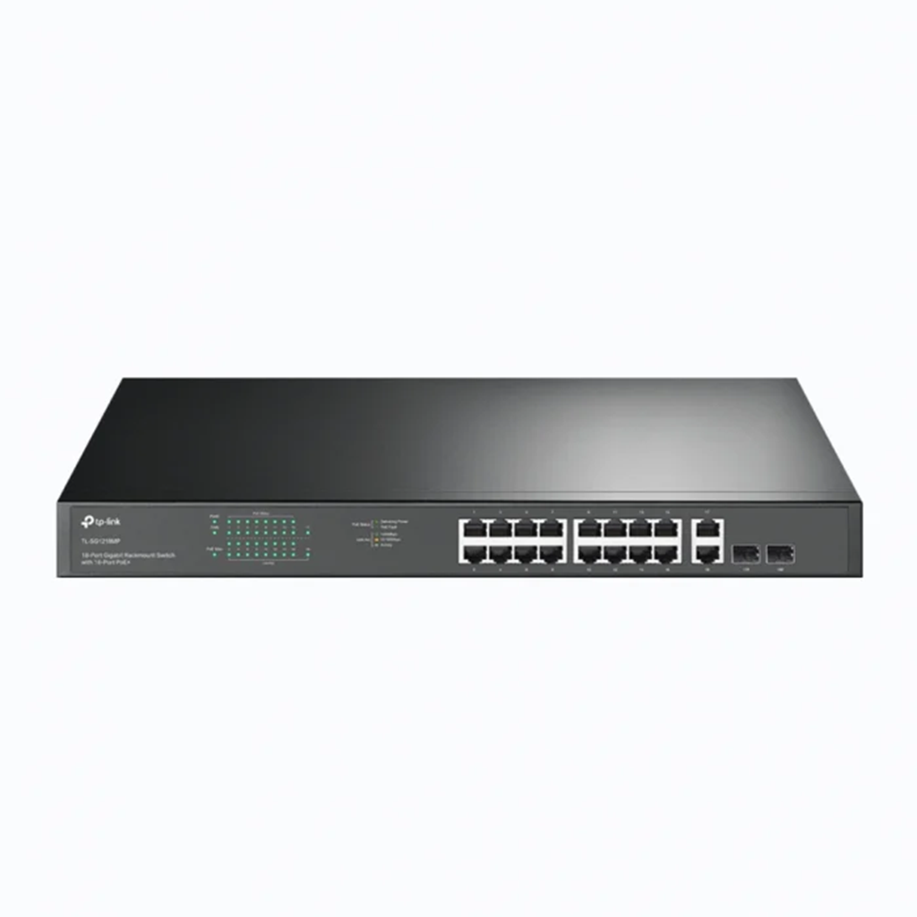 Switch fara management TP-Link Omada TL-SG1218MP, 18 porturi, 16 POE+