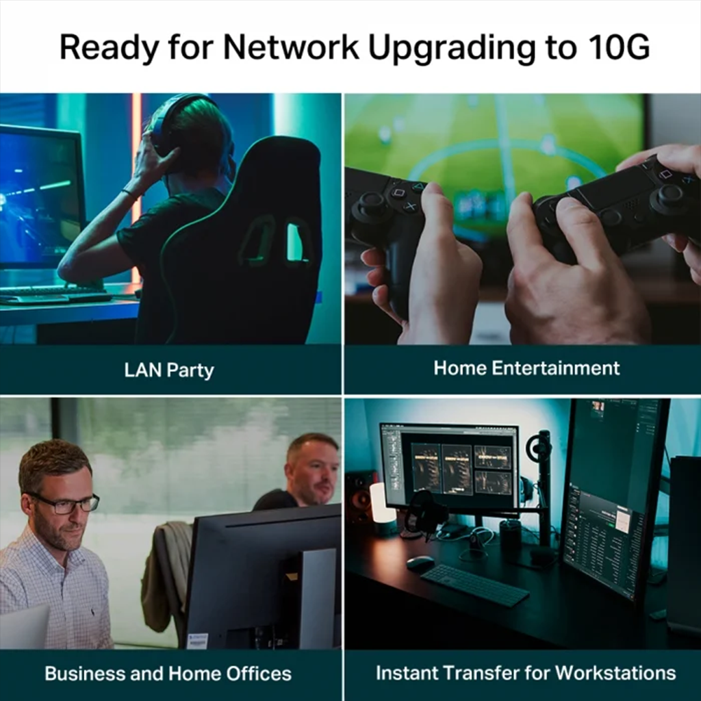 Switch fara management TP-LINK Omada TL-SX105, 5 porturi 10Gbps