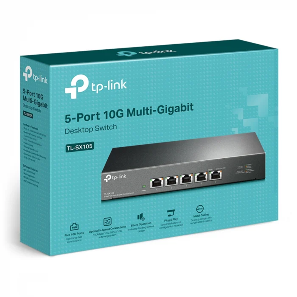Switch fara management TP-LINK Omada TL-SX105, 5 porturi 10Gbps