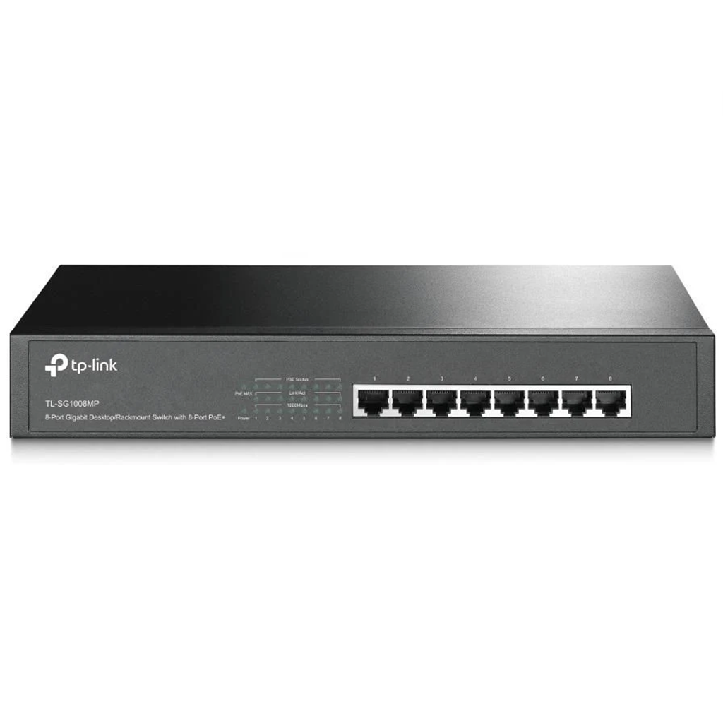 Switch fara management TP-Link Omada TL-SG1008MP, 8 porturi, POE