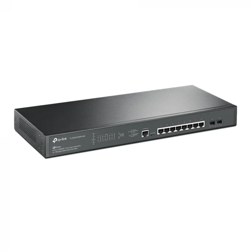 Switch JetStream cu Management TP-Link Omada TL-SG3210XHP-M2, 10 porturi 2.5GBPS