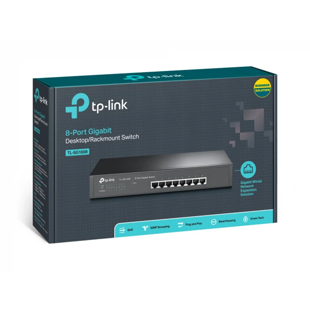 Switch fara managament TP-Link Omada TL-SG1008, 8 porturi