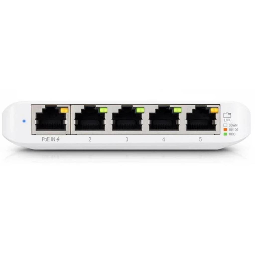 SWITCH cu 5 porturi Ubiquiti USW-FLEX-MINI-EU, Gigabit x 5, managed