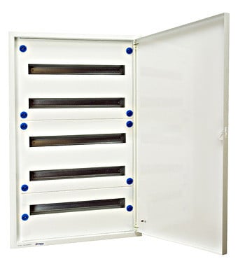 Tablou electric cu usa metalica, incastrat, 120 module (5x24), Schrack Technik