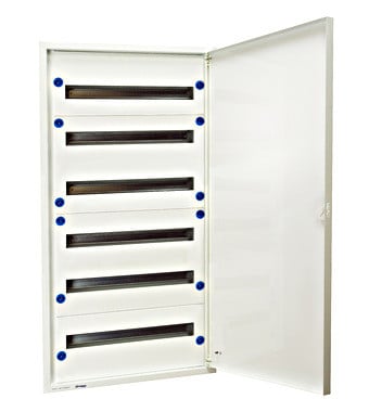 Tablou electric cu usa metalica, incastrat, 144 module (6x24), Schrack Technik