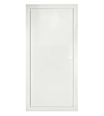 Tablou electric incastrat, 56 module, usa metalica alba, 4r-48/56UH, pentru pereti din caramida