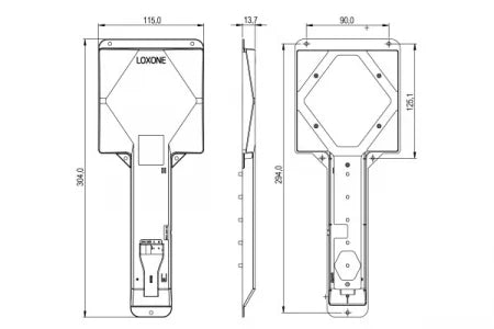 Intrerupator smart Touch Surface Tree Loxone