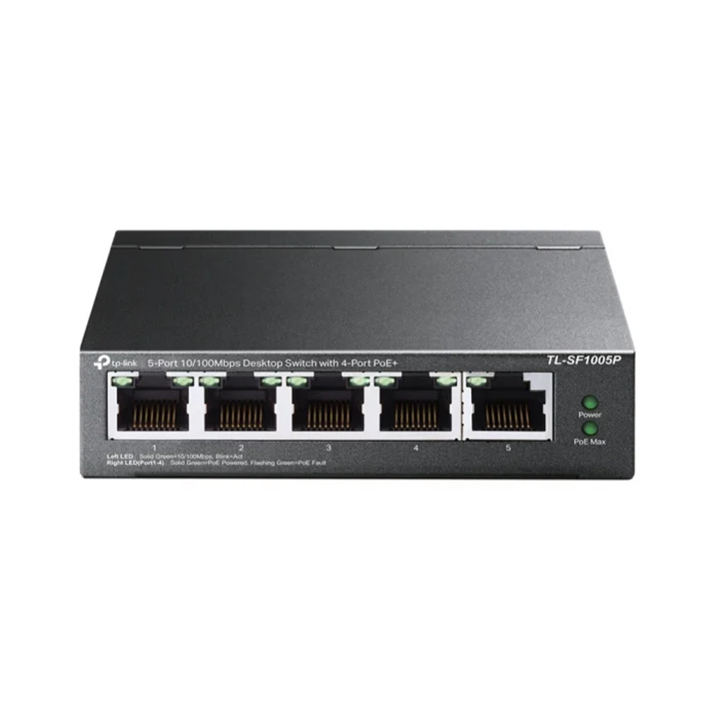 Switch fara management TP-Link Omada TL-SF1005P, 5 porturi, POE